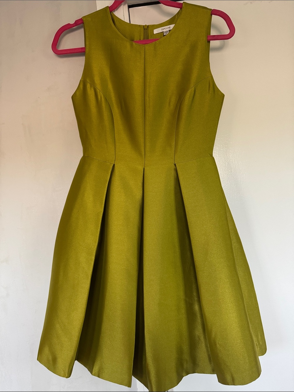 NWOT Olive Green Fit-and-Flare Dress